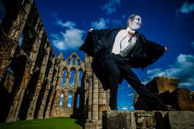 Bram Stoker spent time in Whitby and was inspired by the sweeping headland and gothic abbey for his novel Dracula