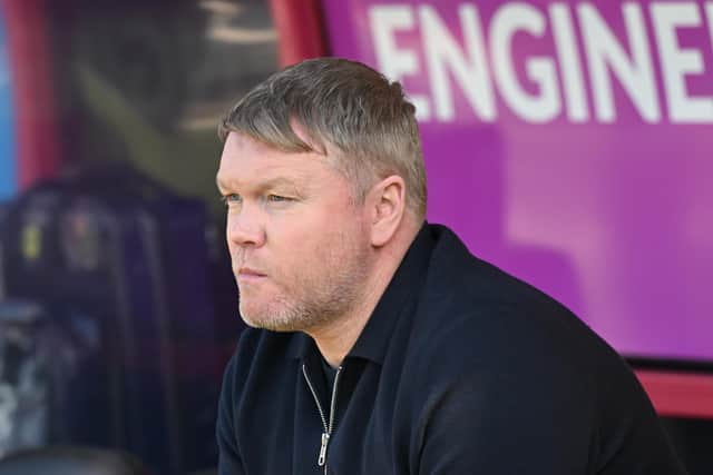 Rovers manager Grant McCann.