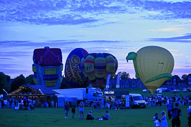 The Doncaster Balloon Festival has kicked off on Town Fields. (Photo: Luc Burke-Lejeune).