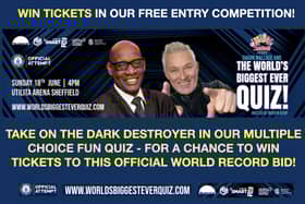 Take on TV's the Dark Destroyer in our fun multiple choice quiz for a chance to win tickets to attend this world record bid