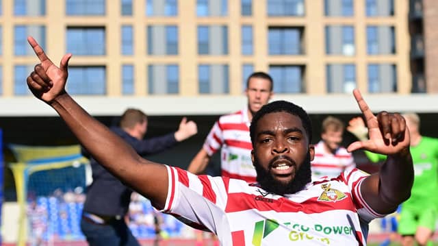 Ro-Shaun Williams celebrates his first career goal.