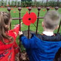 Pupils at Holy Family Catholic Primary School, in Stainforth, created their own remembrance tribute