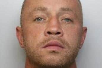 Pictured is Steven Ling, aged 38, of Park Drain, Westwoodside, Doncaster, who has been found guilty of murdering 28-year-old Mateusz Chojnowski following a Sheffield Crown Court trial and faces a life sentence when he is due to be sentenced on December 20.