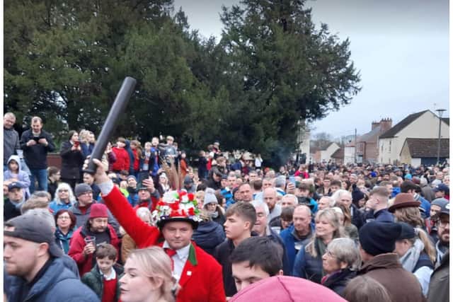 The Haxey Hood saw huge crowds as it retuned after three years.