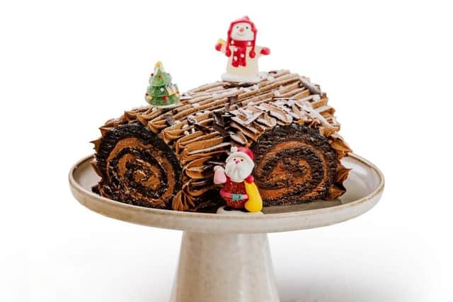 Traditional Yule Log.