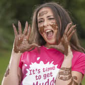 Doncaster beauty queen Charlotte Lister gets pretty muddy to dish the dirt on cancer. Photograph by Richard Walker/ImageNorth