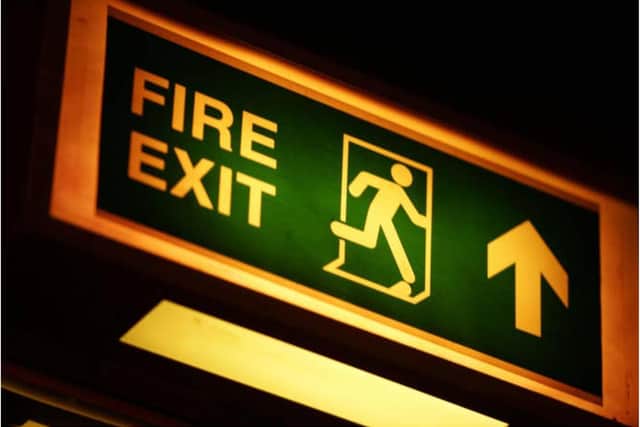 Half of public buildings inspected in South Yorkshire failed fire safety checks, according to new figures.