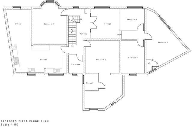 Floor plans for Imperial Crescent HMO application.