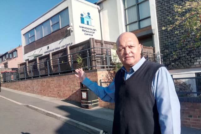 Peter Newman outside Mexborough Resource Centre, which he has bought from Mexborough Community Partnership