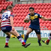 Doncaster's Kobi Poching in action against Oldham. Picture: Howard Roe/AHPIX.com