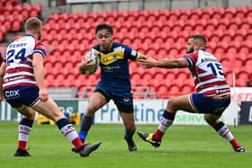 Doncaster's Kobi Poching in action against Oldham. Picture: Howard Roe/AHPIX.com
