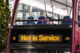 Number of buses and coaches using Doncaster roads slumps to record low.