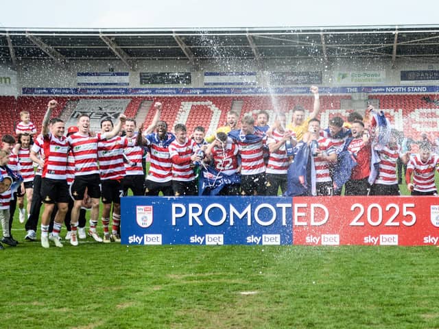 Promotion for Doncaster Rovers.