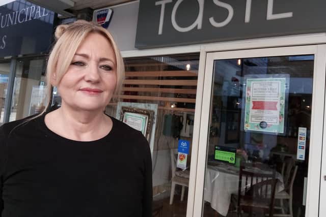 Angela Dowling, manager of Open Cast, who runs the Taste Cafe at the Waterdale Shopping Centre, Doncaster town centre