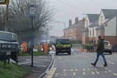 Fire crews are at the scene in Bawtry. (Photo: Paul Swiniarski).