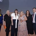The team at the awards.