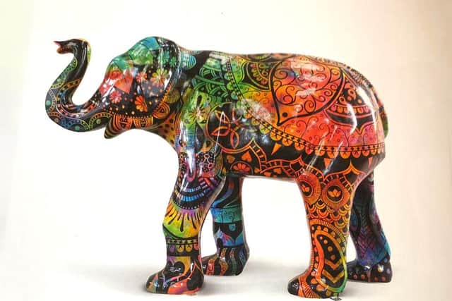 Gulal Graffiti elephant