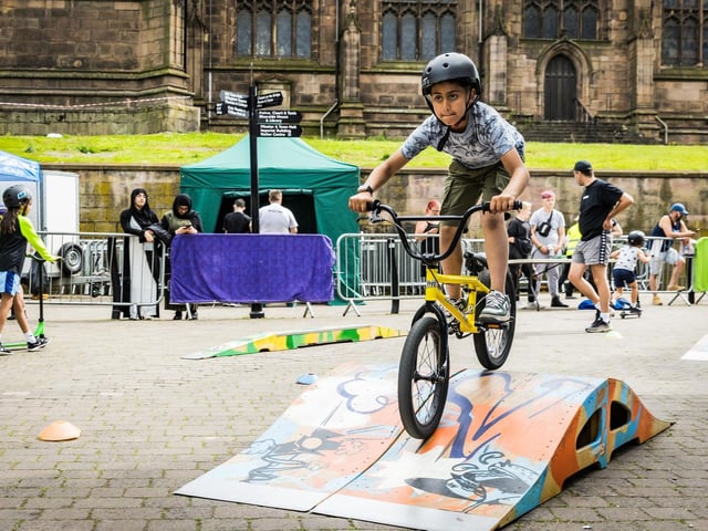 BMX demos and drop-in workshops will be available as part of UPLIFT Festival. Photo: James Mulkeen