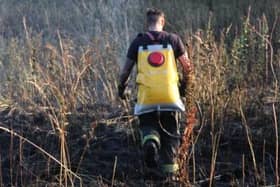 Firefighters called out to two incidents overnight involving a car and rubbish in Doncaster.
