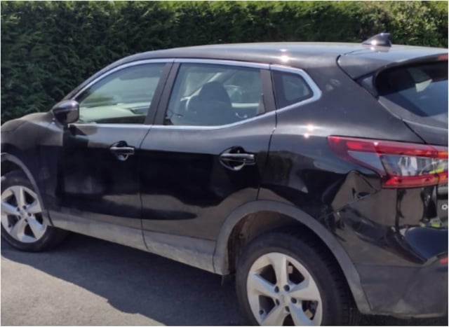 Police say the car was stolen in Stainforth.