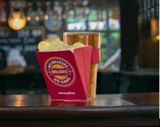 Walkers launches crisp pint holder in pubs across the UK.