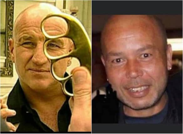 Celebrity gangster Dave Courtney (left) has paid tribute to Mr Allison following his death.