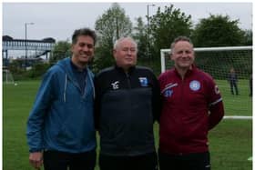 Ed Miliband has given his support to grassroots football in Doncaster.