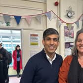 Coun Jane Srivastava Cox shared a picture of PM Rishi Sunak visiting Doncaster. (Photo: Cllr Jane Srivastava Cox/X).