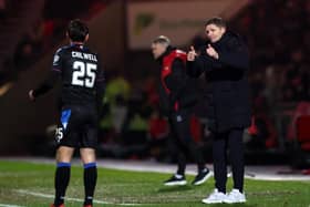 DONCASTER, ENGLAND - FEBRUARY 10: Oliver Glasner, Manager of Crystal Palace during the Emirates FA Cup Fourth Round match between Doncaster Rovers and Crystal Palace at Eco-Power Stadium on February 10, 2025 in Doncaster, England. (Photo by Carl Recine/Getty Images)