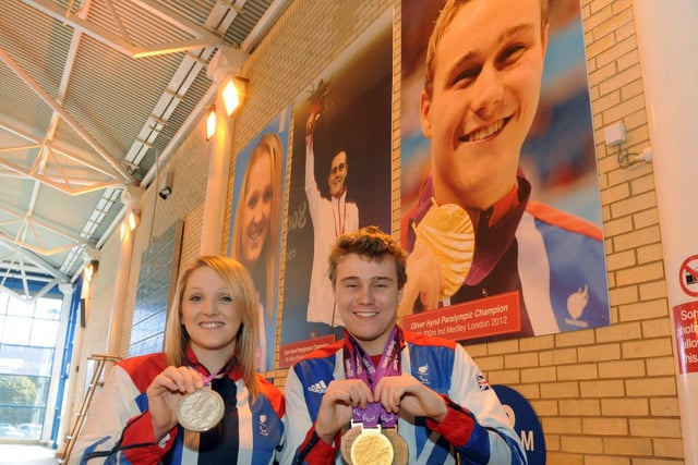 Charlotte Henshaw and Ollie Hynd unveil pictures of themselves at Water Meadows