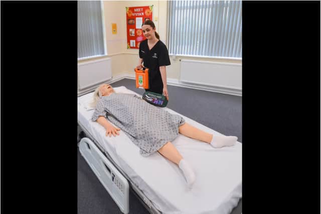 The £20,000 doll has been unveiled at Doncaster's Tickhill Road Hospital.