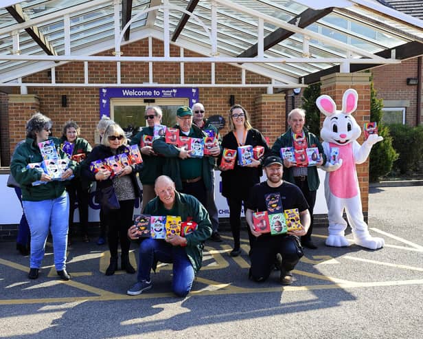 Easter eggs were donated to Bluebell Wood Children's Hospice.