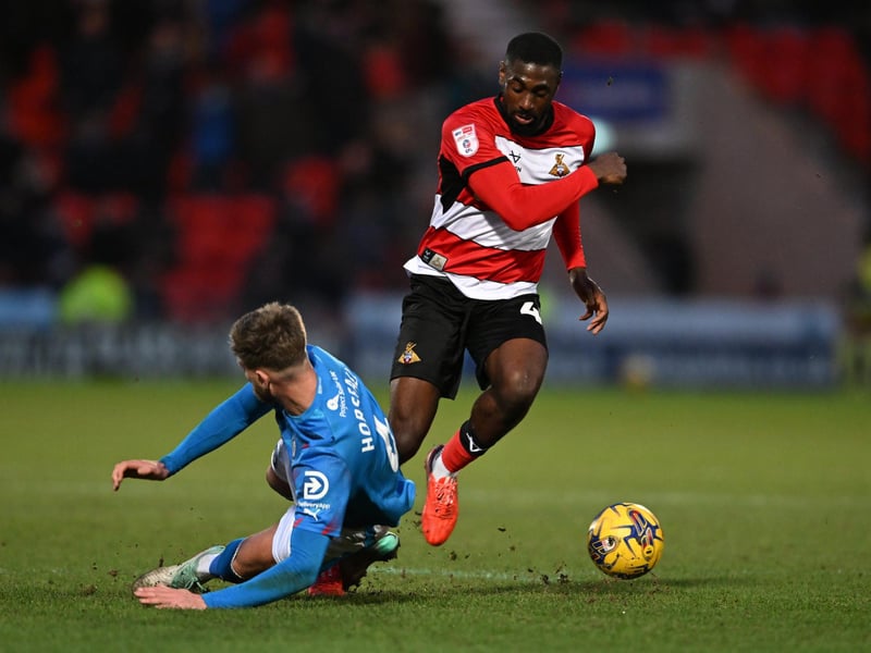Winger arrived on loan from League One side Lincoln City. He is well-known to Grant McCann and Cliff Byrne having worked with them previously at Hull City. He also played alongside Byrne during their time together at Scunthorpe United. It came as a surprise to many that the Imps allowed Adelakun to go, having scored four times in 26 outings for them this season.