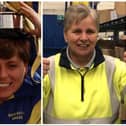 England football legend Gillian Coulthard now works in a warehouse.