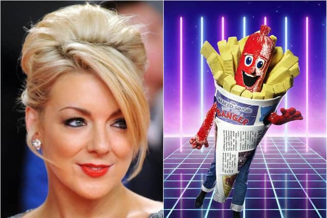 Fans of The Masked Singer think Sheridan Smith is Sausage. (Photo: ITV).