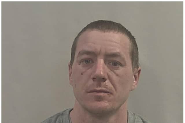 Vile thug Gavin Knight has been jailed.