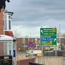 A motorcyclist has been taken to hospital with serious injuries following a collision at Balby Flyover.