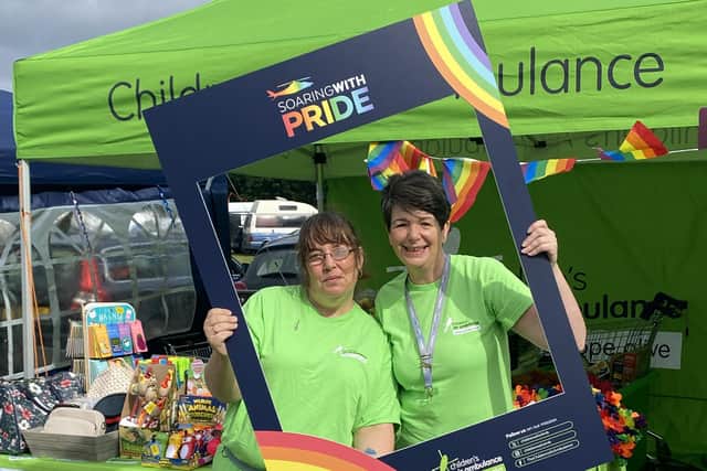 Children's Air Ambulance proudly soar at Doncaster Pride.