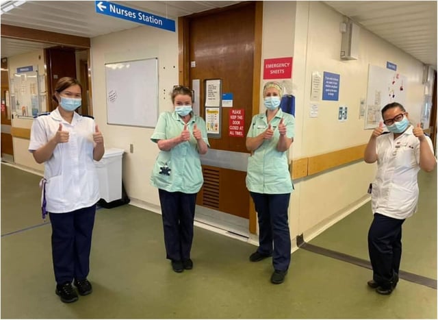 The number of Covid patients in DRI's respiratory unit has dropped to zero.