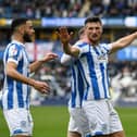 Doncaster Rovers signing and ex Huddersfield Town defender Matty Pearson (right) (Image: Jonathan Gawthorpe)
