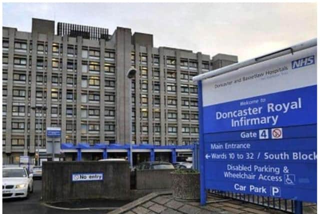Doncaster Royal Infirmary has been sealed off by police.