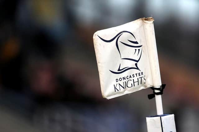Doncaster Knights are in action on Friday evening. Photo: George Wood/Getty Images