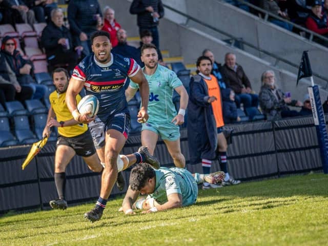 Obi Ene - winger by John Ashton