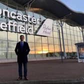 Don Valley MP Nick Fletcher, pictured at Doncaster Sheffield Airport, says a comulsory purchase order should be made to buy the site from Peel Group.
Picture George Torr LDRS.jpg