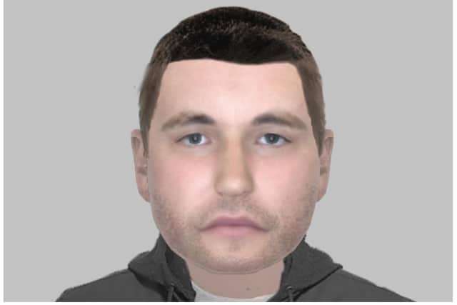 Police have issued this E fit of a man they want to identify over a Doncaster robbery.