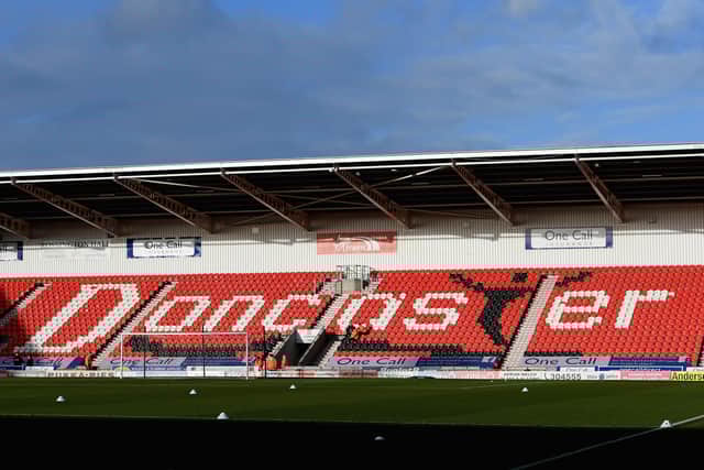 Rovers are giving the Eco-Power Stadium a refresh, whilst the pitch will be relaid in time for next month's friendlies against Hull and Middlesbrough. (Photo by Ross Kinnaird/Getty Images)