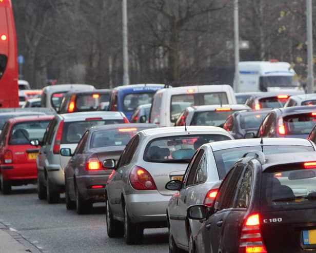 Record delays on local 'A' roads in Doncaster.