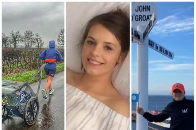 Tireless charity fundraiser Vicky Hogg completed the run from Edinburgh to London in memory of her pal Jody Oxley.