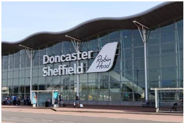 Doncaster Sheffield Airport.