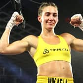 Mikaela Mayer. Photo by Mikey Williams/Top Rank via Getty Images
